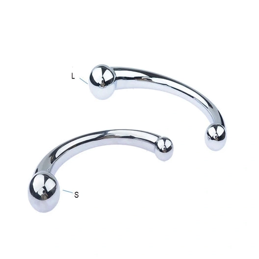 Anal Hooks 5858 Double Stainless Hook Ended Anal Steel Elegant 0810